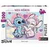 Image de Puzzle 500 Pieces - Stitch Et Angel - Disney