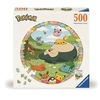 Image de Puzzle rond Pokemon en fleur 500 pièces