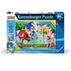 Image de Puzzle de 100 pièces - Knuckles, Sonic, Tails et Amy / Sonic Ravensburger Multicolore 33,5x23,1x3,7 cm 12.001.134