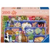 Image de Bien Etre Et Puzzle 200 Pieces  Chats Sur L'etagere
