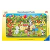 Image de Puzzle Cadre 15 pièces : La fête d'anniversaire des animaux