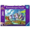 Image de Puzzle 200 pieces XXL - La magie de l Ecole des licornes