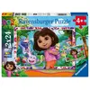 Image de Dora L'exploratrice - Puzz 2x24 Pieces  L'univers De Dora L'exploratrice
