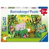 Image de Puzzles 2 X12 Pieces   Les Copains De La Nature