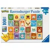 Image de Puzzle 100 Pieces  Xxl - Portraits De Pokemon