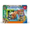 Image de Set 3 puzzles x 49 pièces Paw Patrol Pat'Patrouille Pattes, Griffes et Rugissements ! Le film Mission Dino