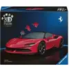 Image de Puzzle 108 pièces Ravensburger Iconics 3D Ferrari Bleu TU A2504413