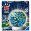 Image de Ravensburger - Puzzle 3D Ball illuminé - La Terre - A partir de 6 Ans - 72 pièces numérotées à Assembler sans Colle - Socle Lumineux Inclus - 12008055 en occasion ou reconditionné