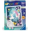 Image de Kit de peinture enfant CreArt Kids Licornes magiques 18x24cm
