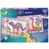 Image de - CreArt Junior - Numéro d'Art - Dinosaures colorés - Kit de peinture par numéros - Des 5 ans - 12023213