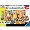 Image de Puzzle enfant Les Minions en action Minions 2 2x24 pièces
