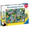 Image de Puzzle enfant 2x24 pièces Koalas et paresseux