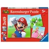 Image de Ravensburger - Puzzle 3x49 pièces - Super Mario en occasion ou reconditionné