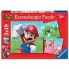 Image de Puzzle enfant 3x49 pièces Super Mario