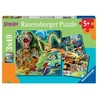 Image de Puzzles 3x49 pieces - les aventures de scooby-doo