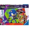 Image de Puzzle de 3x49 pièces Les aventures de Sonic Ravensburger Multicolore TU 5695