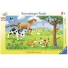 Image de Puzzle cadre 15 pièces : Affectueux animaux