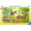 Image de Puzzle 15p Cadre Animaux de la forêt