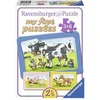 Image de Puzzle 3 x 6 pièces Mes premiers puzzles Vache, Cochon et Cheval