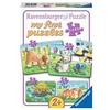 Image de Puzzle 2 Pièces : 4 Puzzles - Animaux,