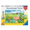 Image de Puzzle 12 Pièces : 2 Puzzles - Animaux de la Ferme,