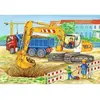 Image de Puzzle de 2x12 pièces Chantier et ferme Ravensburger Multicolore 27,5x19,2x3,7 cm 00.007.616