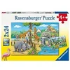 Image de Puzzles 2 x 24 pièces Bienvenue au zoo