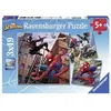 Image de Puzzles 3 x 49 pièces Spider-Man en action