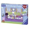 Image de 2 puzzles 24 pièces Peppa Pig à l'école