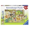 Image de Puzzles 2 x 24 pièces Le bonheur à la ferme