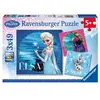 Image de Puzzles 3 x 49 pièces Elsa Anna et Olaf Disney Frozen La Reine des Neiges