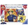 Image de Puzzle 3x49 pièces En danger, appelez Sam ! Sam le pompier