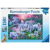 Image de Puzzle 150 P Xxl - Licornes Au Coucher De Soleil