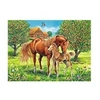 Image de Puzzle 100 Pièces : Pièces XXL - Chevaux Heureux dans la Prairie, Ravensburger
