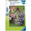 Image de Ravensburger - Puzzle 100 pièces XXL - Chaton Parmi Les Fleurs | Fille ou garçon dès 6 ans - Puzzle de qualité supérieure - Carton épais et résistant - Pièces XXL en occasion ou reconditionné