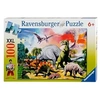 Image de Puzzle 100 pièces XXL Au milieu des dinosaures