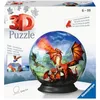 Image de Ravensburger Puzzle 3D 11565 - Boule de Puzzle Mystical Dragons - Puzzles en Trois Dimensions Selon des Motifs ou des Chiffres - pour Adultes et Enfants à partir de 6 Ans en occasion ou reconditionné