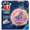 Image de Ravensburger 11843 Puzzle 3D Veilleuse, Motif Chevaux sur la Plage, 72 pièces, à partir de 6 Ans, Lampe de Chevet LED avec mécanisme de potins en occasion ou reconditionné