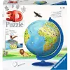Image de Puzzle de 180 pièces 3D Globe Ravensburger Bleu 265x265x83 mm 00.012.339