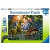 Image de Puzzle 100 pièces XXL L'oasis des dinosaures