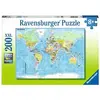 Image de Puzzle 200 pièces XXL Carte du Monde