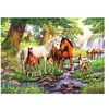 Image de Puzzle - Chevaux près de The Stream, 300 pièces XXL