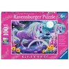 Image de Puzzle 100 pièces XXL Licorne scintillante Collection Paillettes