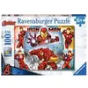 Image de Puzzle de 100 pièces - Le puissant Iron Man / Marvel Avengers Ravensburger Multicolore 33,5x23,1x3,7 cm 00.013.377