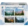 Image de Puzzle de 18000 pièces Ravensburger Un Château au Fil des Saisons XXL Bleu TU 161379
