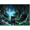 Image de Puzzle 759 pièces éscape histoires de loups Ravensburger Vert 222x222x68 mm 00.016.434
