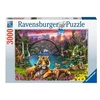 Image de Puzzle 3000 pieces - Tigres au lagon