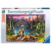 Image de Puzzle 3000 Pieces Tigres Au Lagon