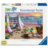 Image de Puzzle 500 Pieces Format Large   Soiree Sur La Plage