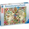 Image de Puzzle - 3000 Pieces - Carte Flore Faune